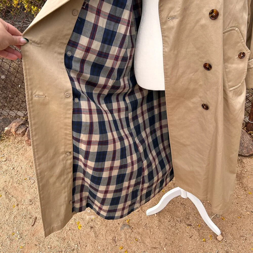 Worthington Tan Trench Coat - Picture 7 of 9